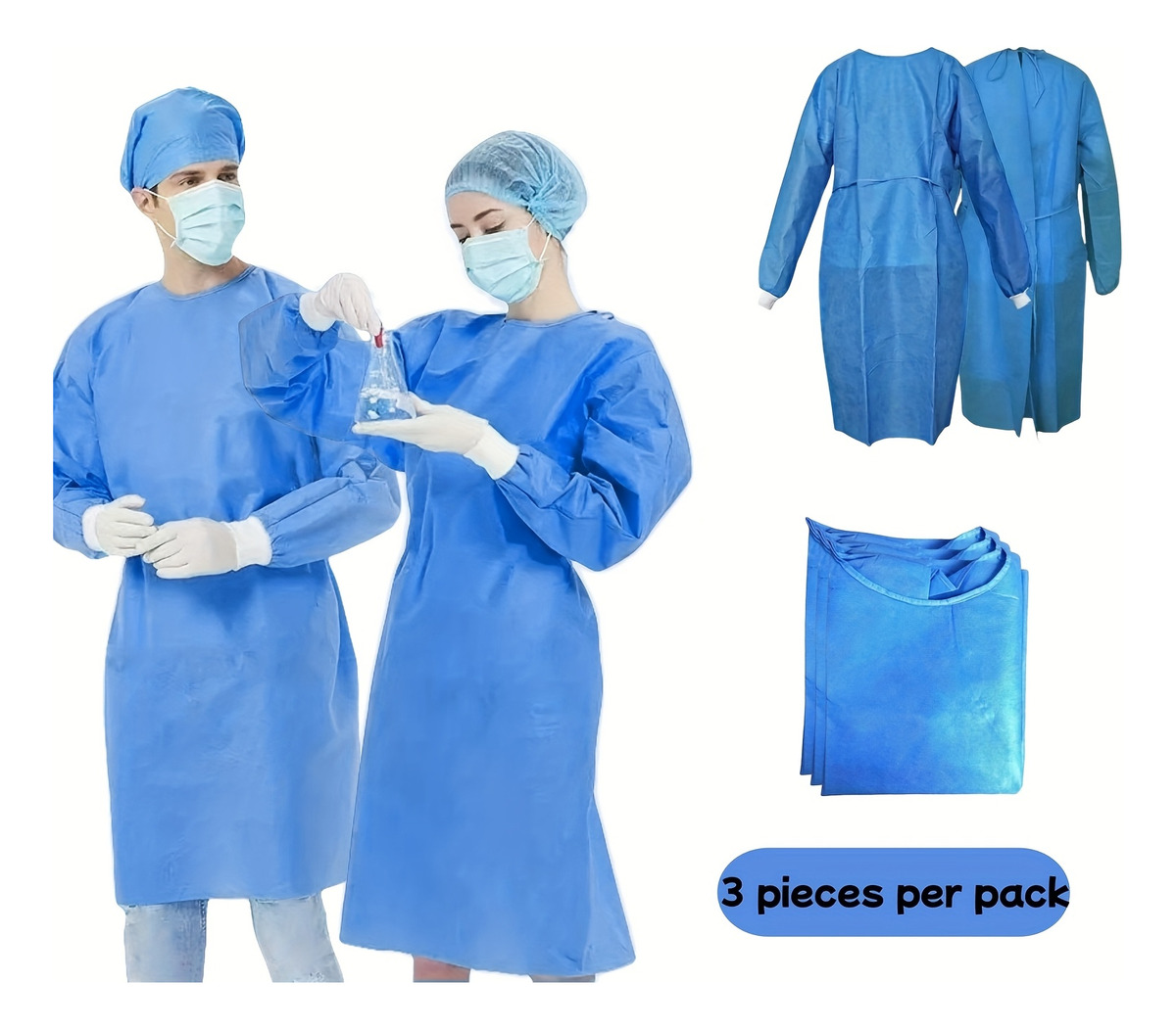 Medical Lab Design - 3pcs 45gsm SMS Three-Layer Composite Non-Woven