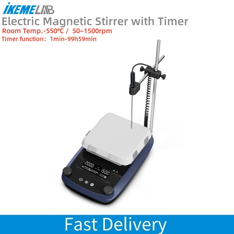 Magnetic Stirrer Hotplate - IKEME LCD Digital Display Magnetic Stirrer