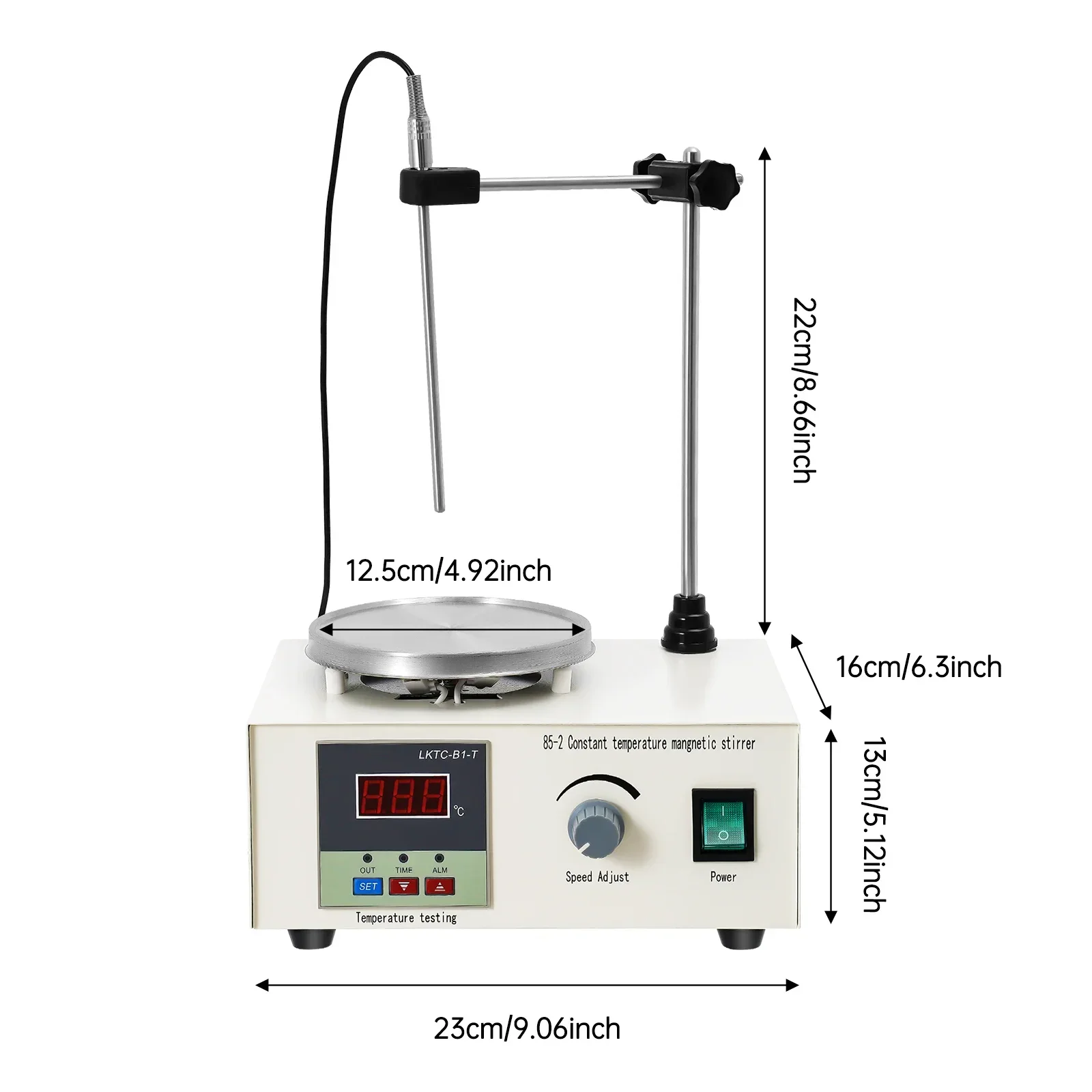 2000ml Magnetic Stirrer With H - Magnetic Stirrer Hotplate recension och pris