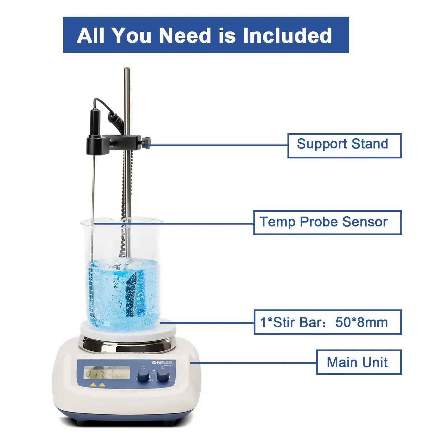 ONiLAB 340C Magnetic Hotplate  - Magnetic Stirrer Hotplate recension och pris