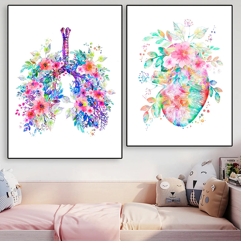 Anatomy Medical Poster Flower  - Medical Lab Pictures recension och pris