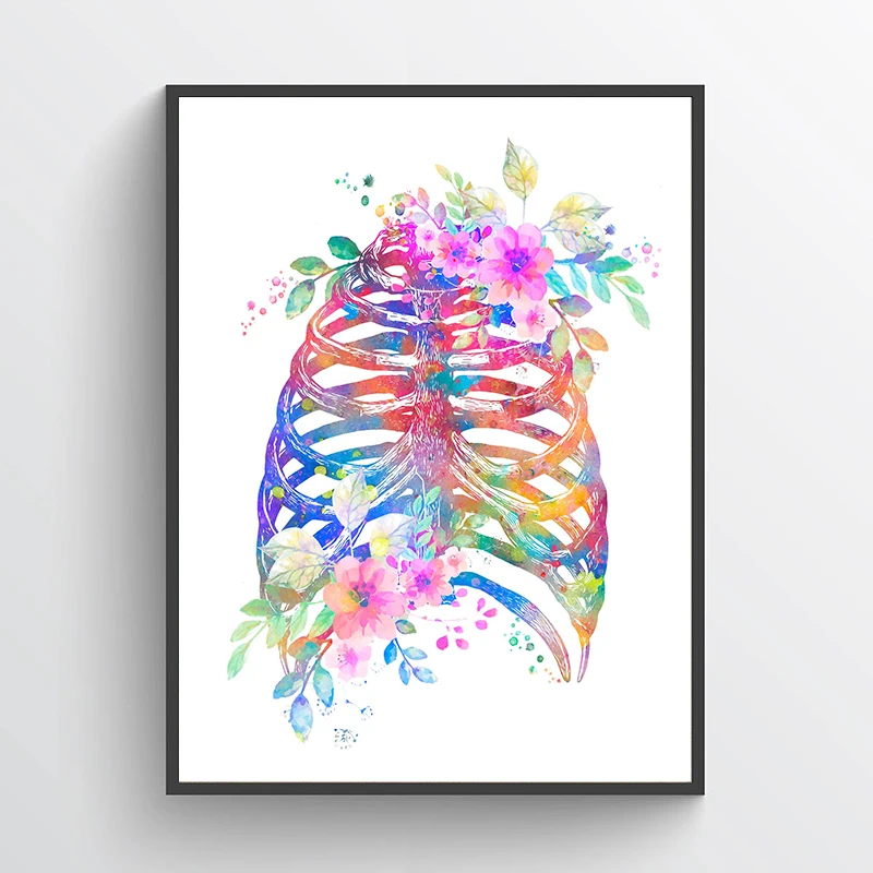 Anatomy Medical Poster Flower  - Medical Lab Pictures recension och pris