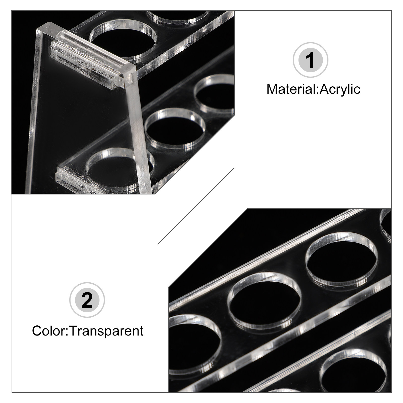 2Pcs Clear Acrylic Test Tube R - Laboratory Centrifuge recension och pris