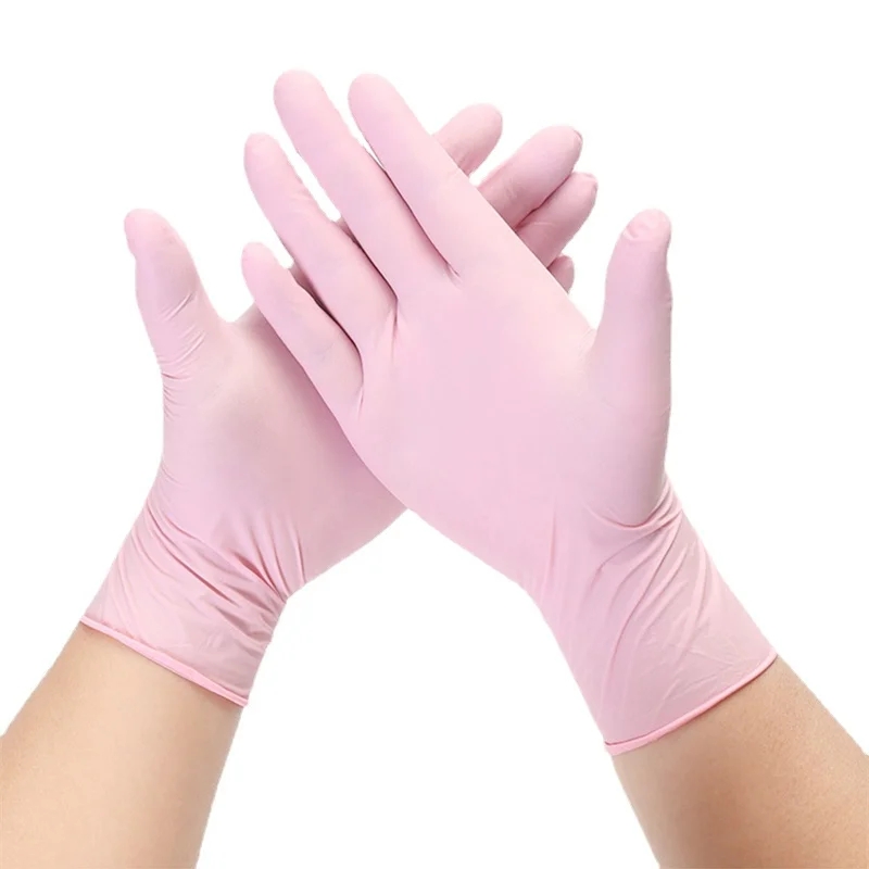 20/50/100PCS Pink Nitrile Glov - Disposable Gloves Nitrile recension och pris