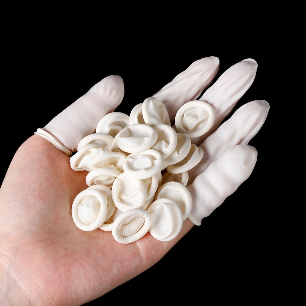 100/300PCS Natural Nail Art To - Disposable Gloves Nitrile recension och pris