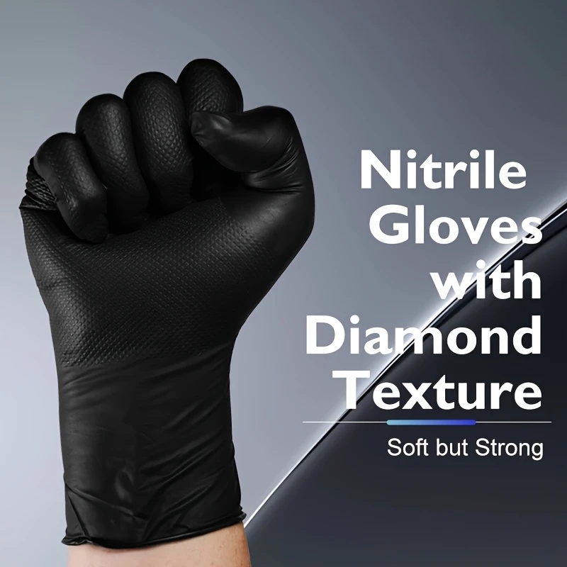 Black Heavy Duty Nitrile Dispo - Disposable Gloves Nitrile recension och pris