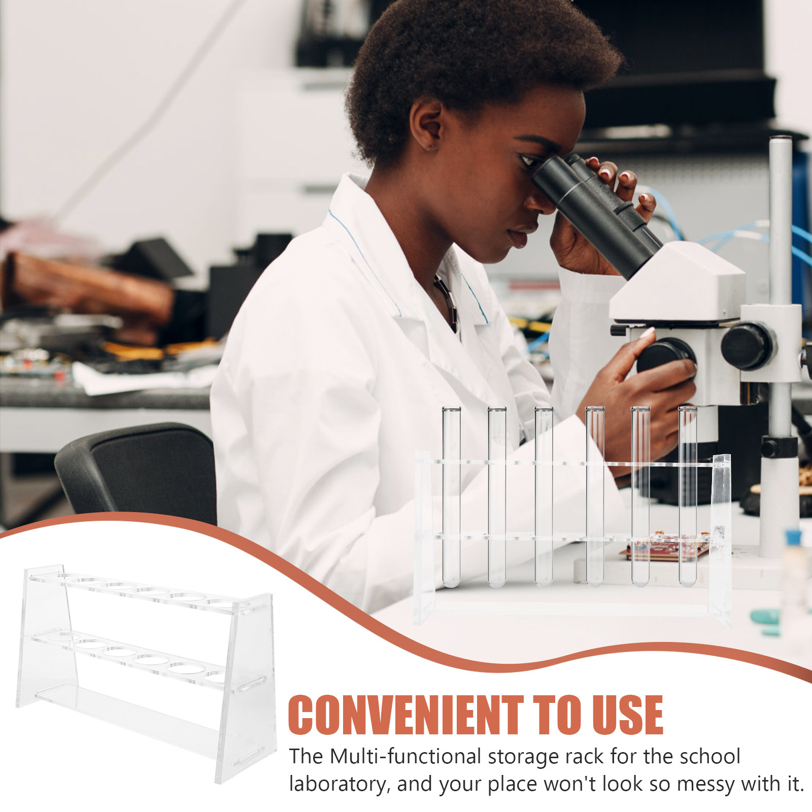 Test Tube Rack Acrylic Holder  - Laboratory Centrifuge recension och pris