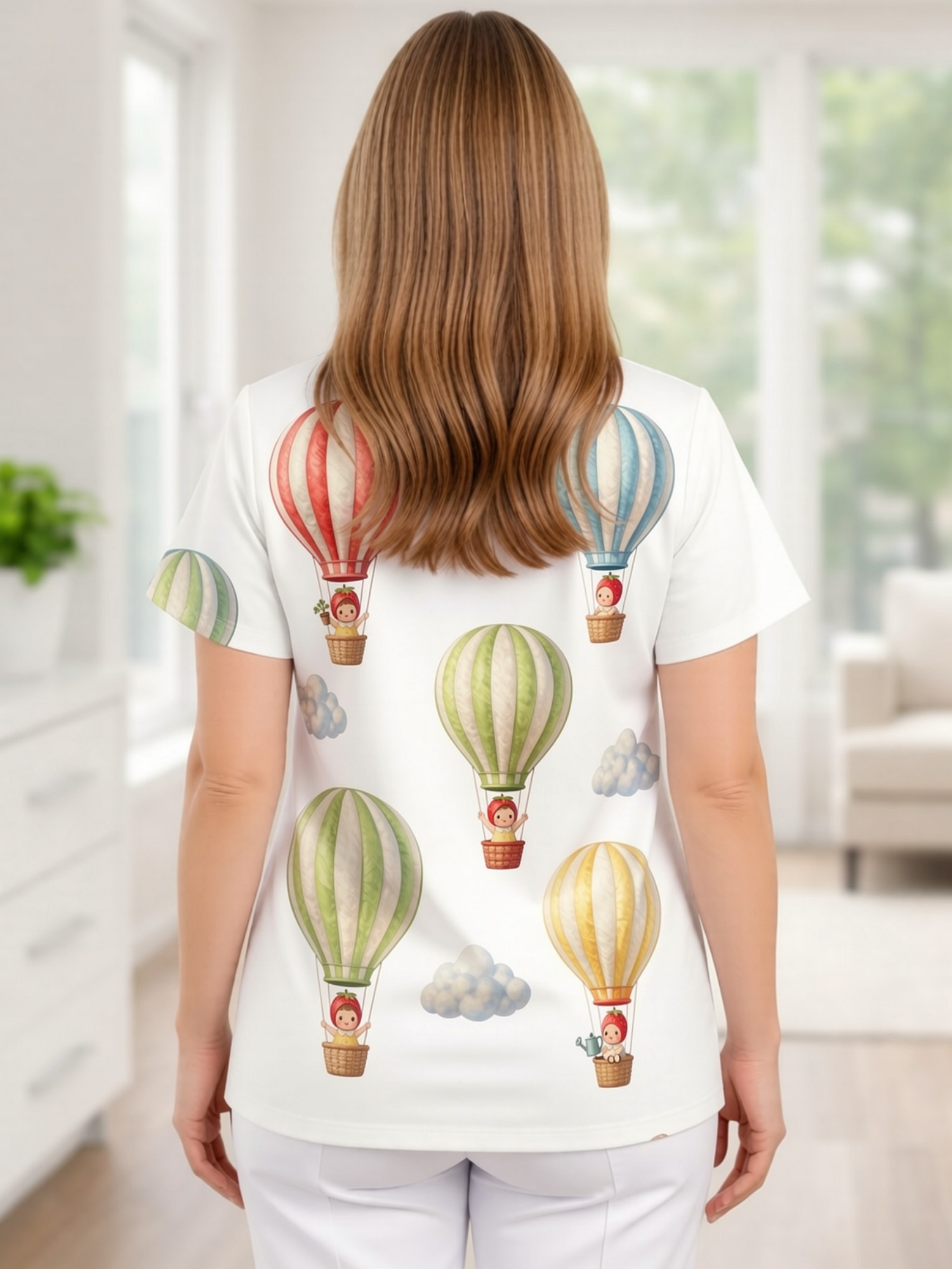 Womens Charming V Neck Scrub T - Medical Lab Design recension och pris